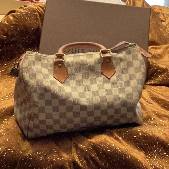 Louis Vuitton Damier Azur Speedy 25 - Picture 1 of 8